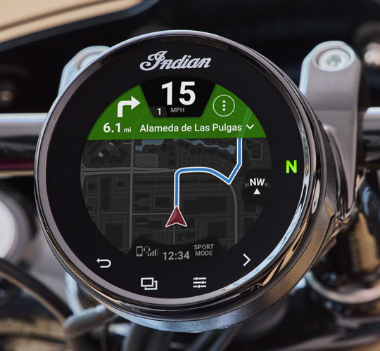 4" Ride Command pekskärm